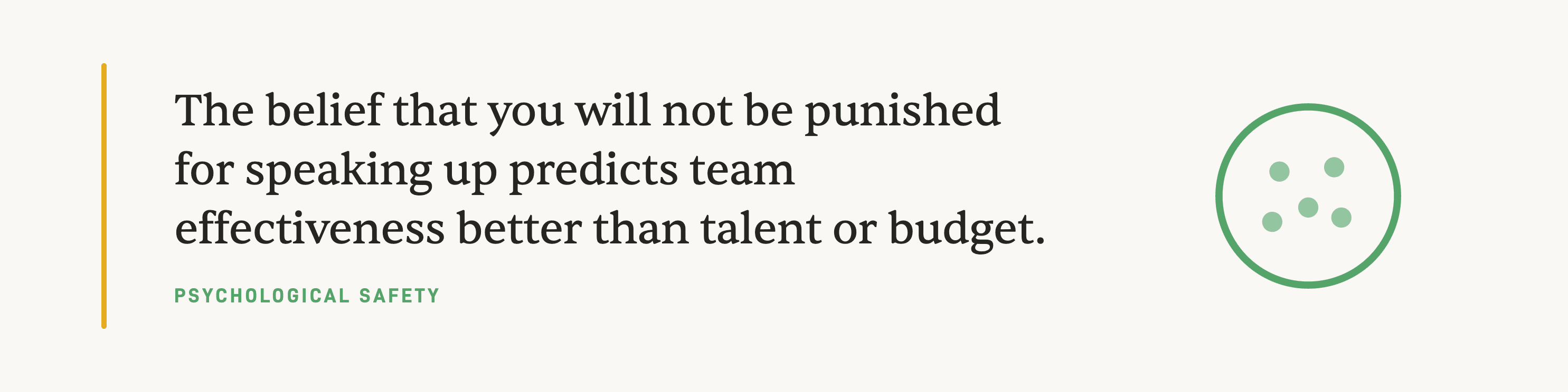Why psychological safety is the foundation of every great project team